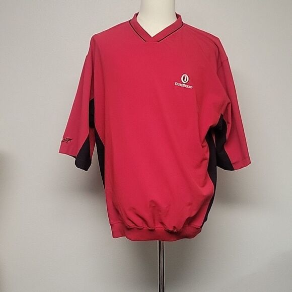 Men’s Ahead Dubsdread Golf Club Orlando Red/Black  Pullover- Medium - Picture 1 of 7